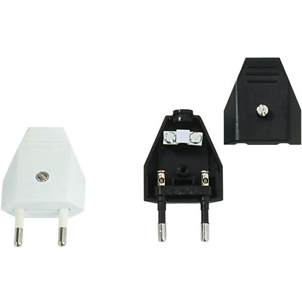 BACHMANN Euroflachstecker ws, m.Schraubanschl. 900.003